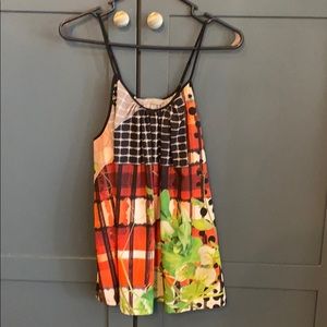 Clover Canyon loose fit silk camisole top